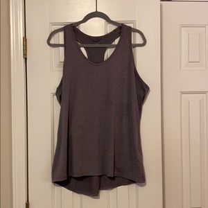 WOMEN'S MOTIVATION PURPLE STRIPE TANK - XL